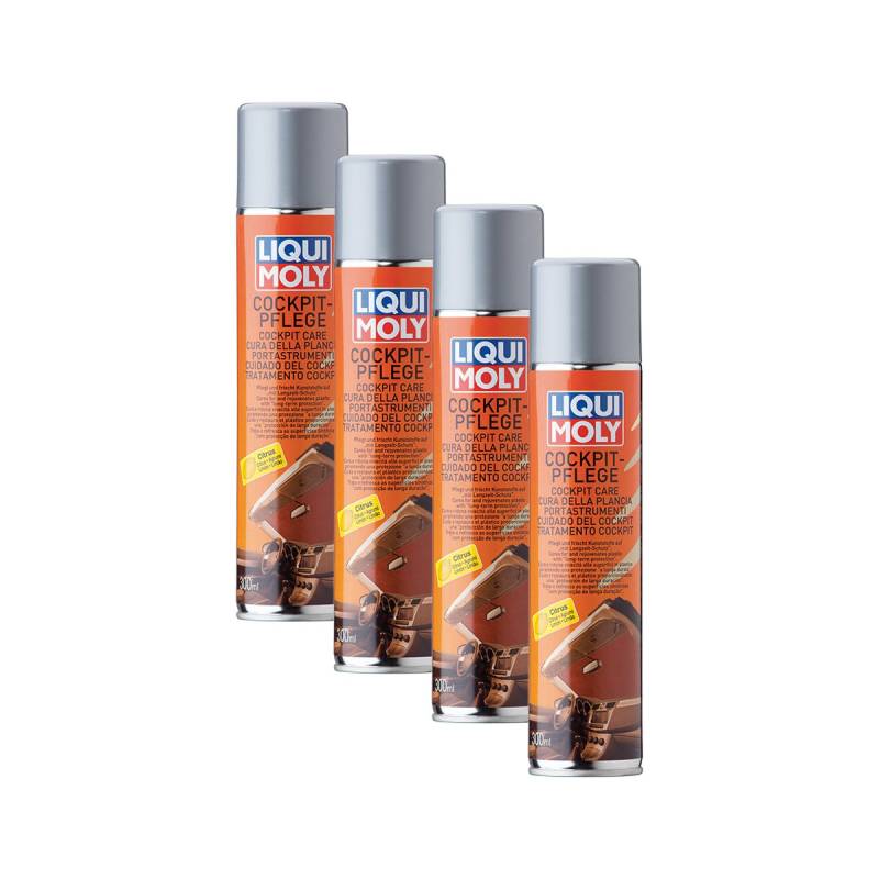 4X LIQUI Moly 1599 Cockpit-Pflege Citrus Cockpit Care 300ml von Liqui Moly