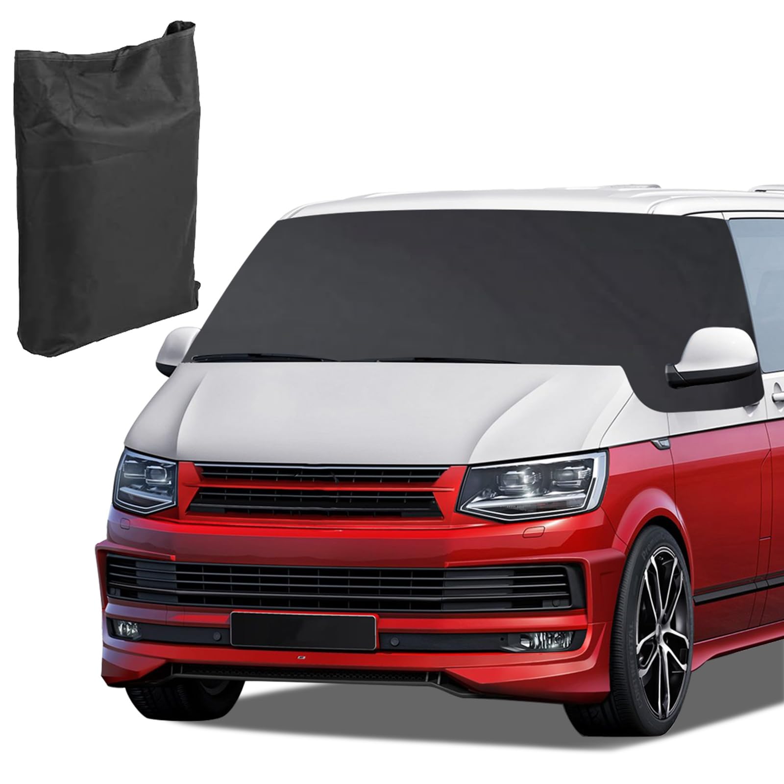LIROPAU Frontscheibe Wrap Cover Ersatz Kompatibel mit VW T7 2022-2024, 600D Auto Windschutzscheiben Abdeckung, Frontscheibe Fenster Sonnenschutz Auto Frontscheibe Wetterfester Vorhang Camping Cover LIROPAU Frontscheibe Wrap Cover Ersatz Kompatibel mit VW T7 2022-2024, 600D Auto Windschutzscheiben Abdeckung, Frontscheibe Fenster Sonnenschutz Auto Frontscheibe Wetterfester Vorhang Camping Cover von LIROPAU