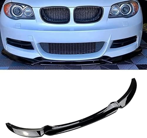 LISHAOWUDI Auto Frontstoßstange Spoilerlippe für BMW Series 1 E82 Coupe E88 2007-2013, Frontstoßstange Lippe Lippen Flügel Exterieur Zubehör Diffusor Body Kit von LISHAOWUDI