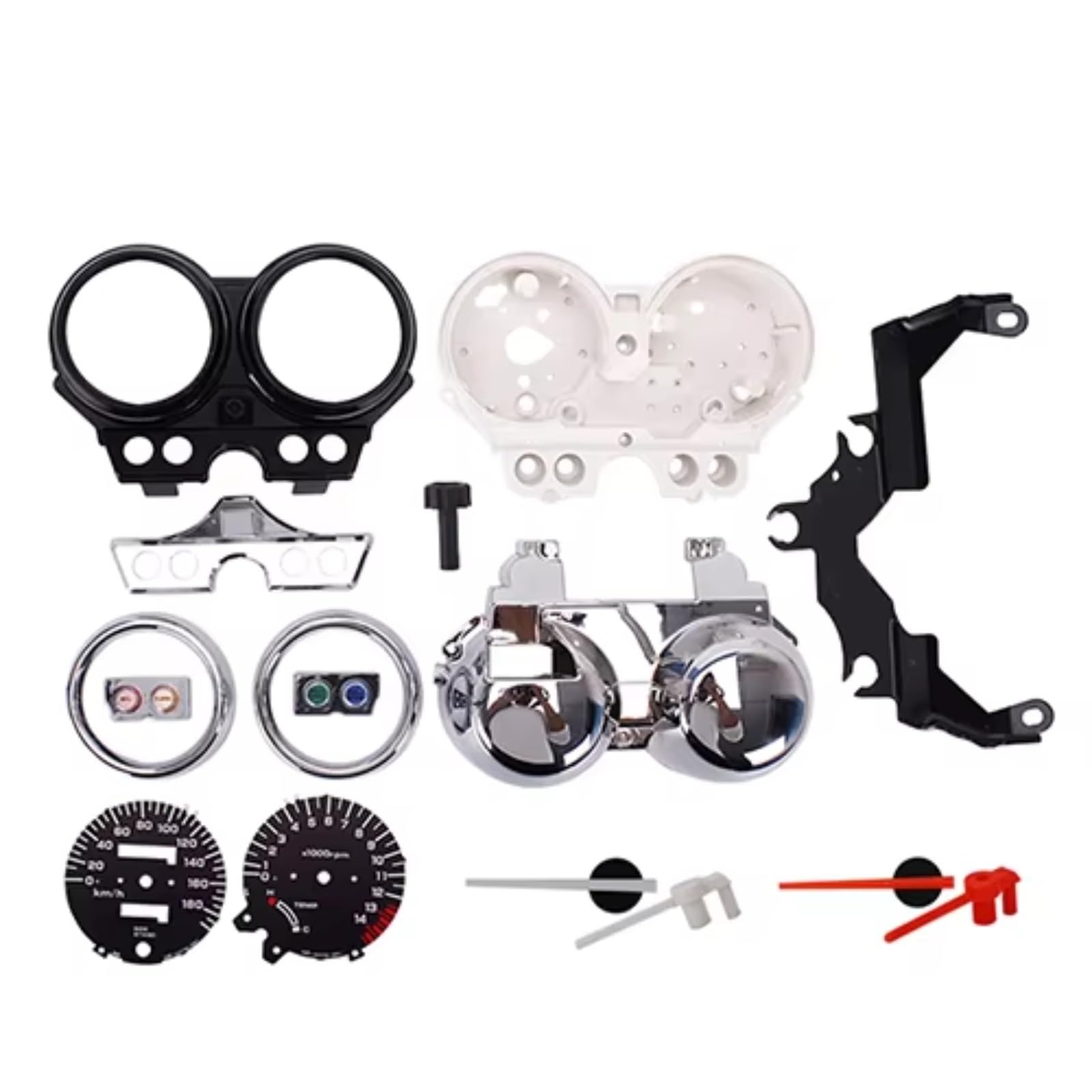 LISROEU Armaturenbrett Für CB400 1992 1993 1994 Für CB400SF 1993 1994 Motorrad Instrument Montage Messgeräte Meter Cluster(Advanced Matching) von LISROEU