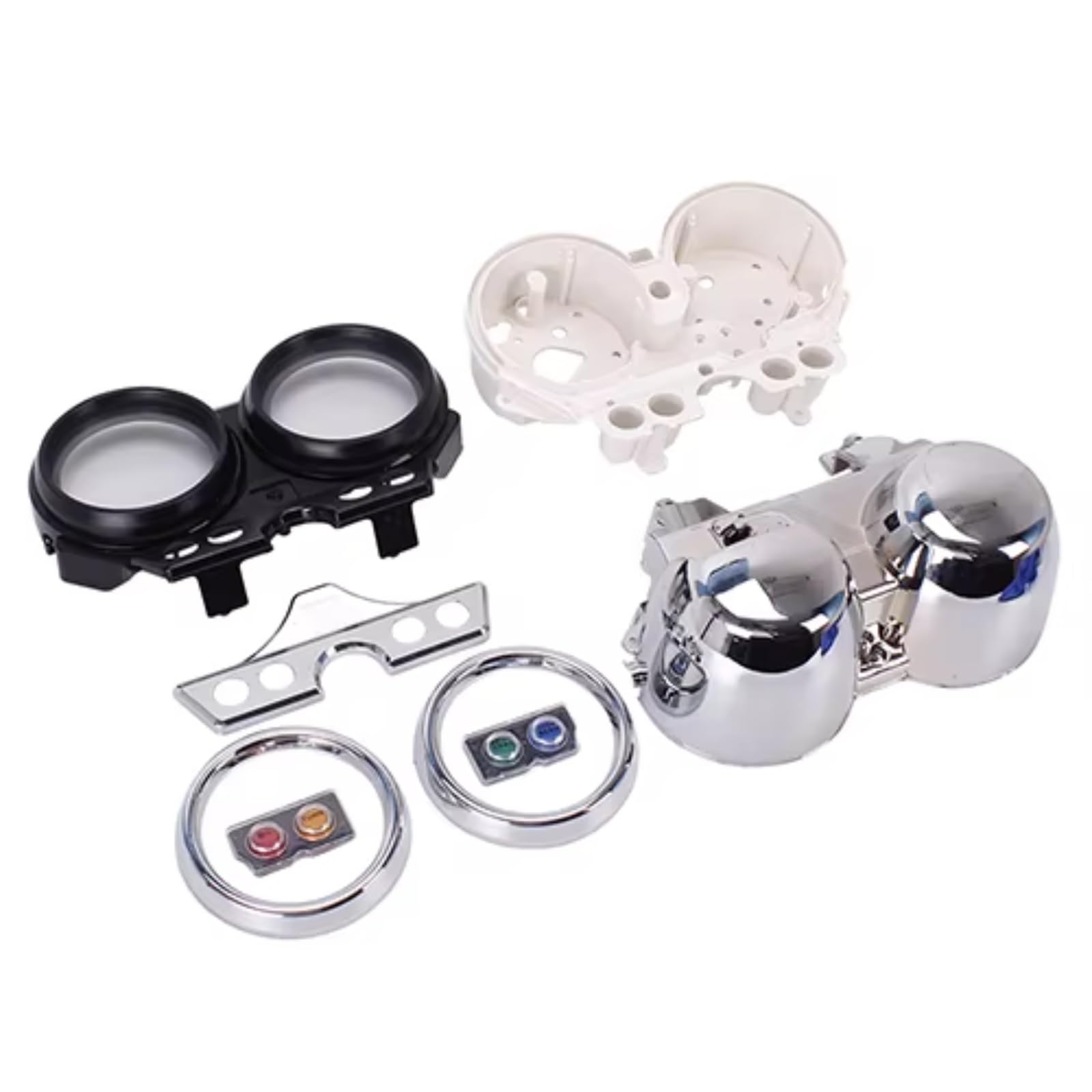 LISROEU Armaturenbrett Für CB400 1992 1993 1994 Für CB400SF 1993 1994 Motorrad Instrument Montage Messgeräte Meter Cluster(Housing Kit) von LISROEU