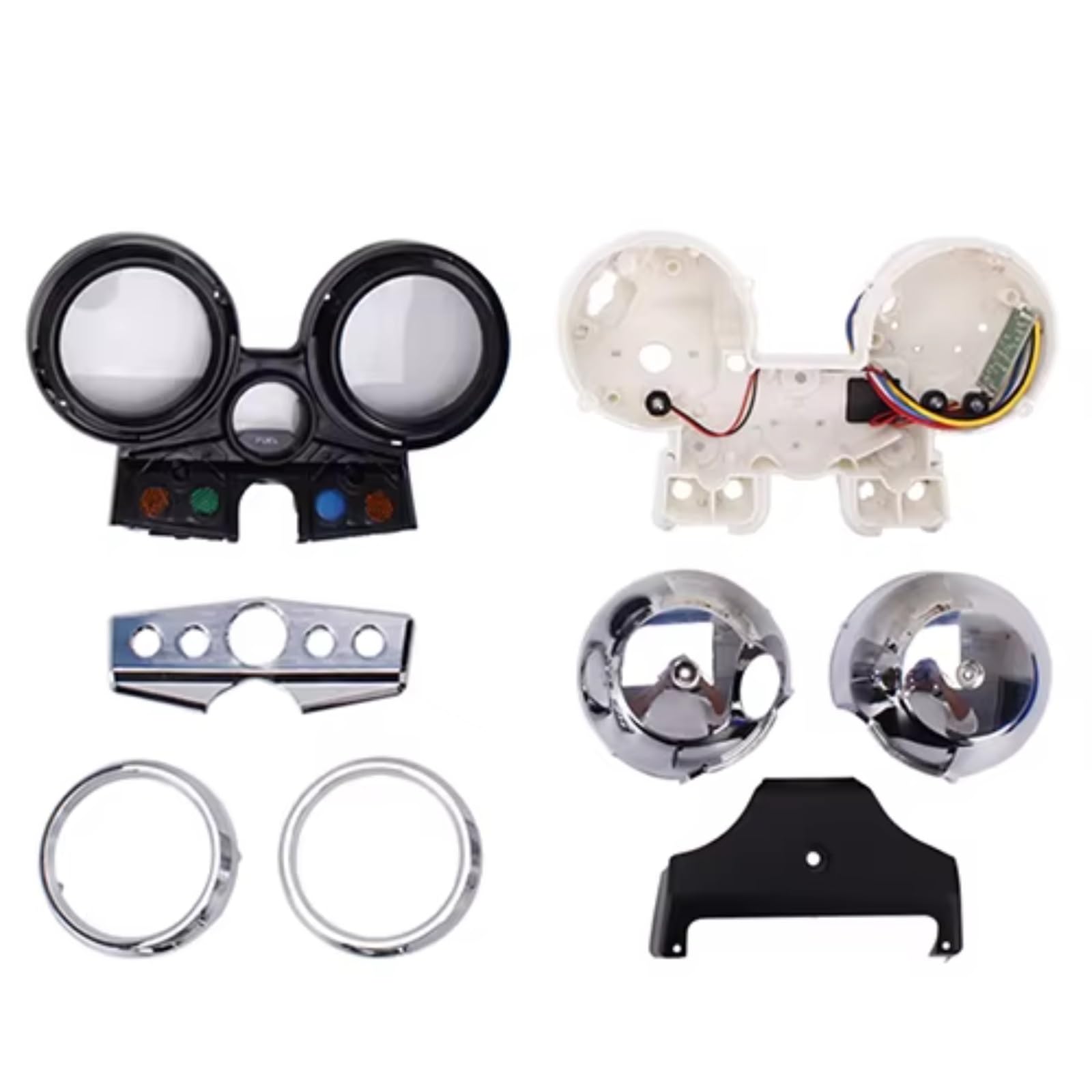 LISROEU Armaturenbrett Für CB400 Für CB400SF 1995 1996 1997 1998 Für NC31 Motorrad Instrument Montage Messgeräte Meter Cluster Tachometer Kilometerzähler Tachometer Teile(Housing Kit) von LISROEU