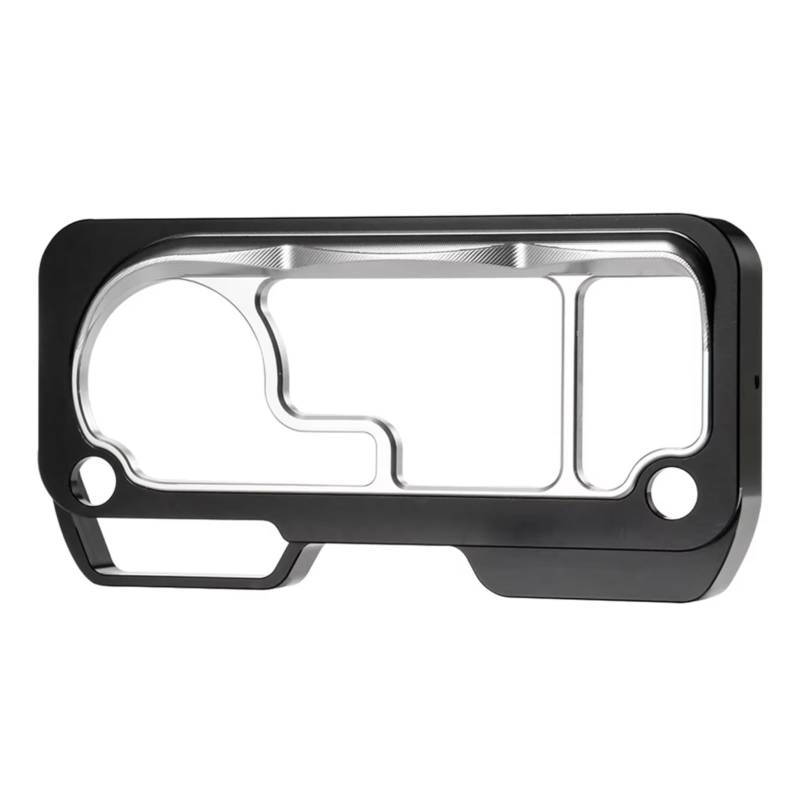 LISROEU Armaturenbrett Für CB650R 2019 2020 2021 Motorrad Tachometer Instrument Schutz Abdeckung Drehzahlmesser Gehäuse Abdeckung Ersetzen Teile Zubehör(Black Silver) von LISROEU