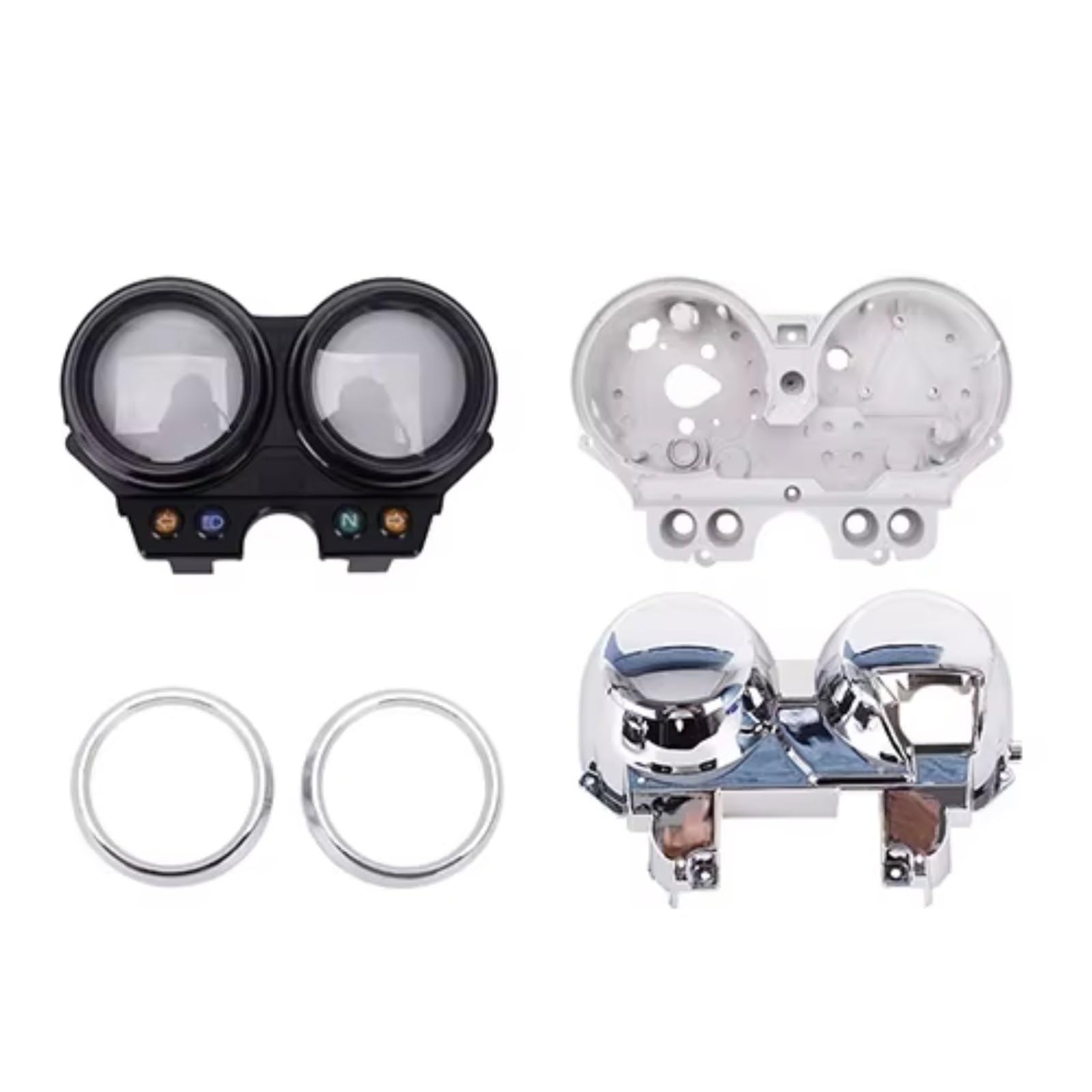 LISROEU Armaturenbrett Für Hornet Für CB250 Für Hornet250 1992 1993 1994 1995 1996 1997 1998 1999 Motorrad Instrument Montage LCD Computer Geschwindigkeitsmesser Grüne Tachometer(Housing Kit) von LISROEU
