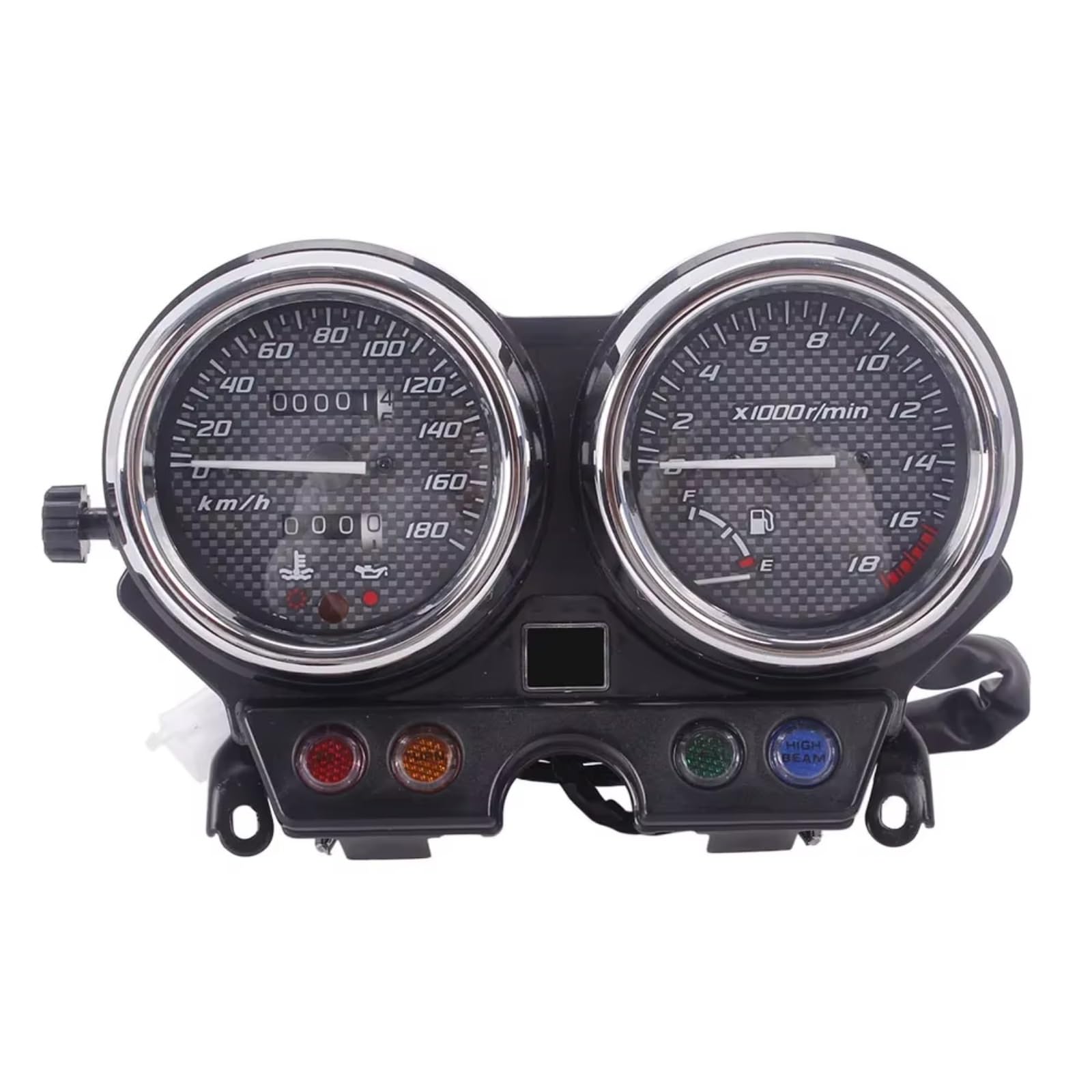 LISROEU Armaturenbrett Für Hornet Für CB250 Für Hornet250 2000 2001 2002 2003 2004 2005 Motorrad Instrument Montage LCD Computergeschwindigkeitsmesser Grüne Tachometer Teile(1 Set) von LISROEU