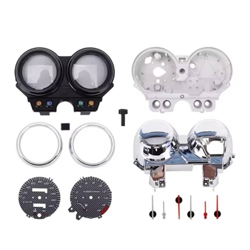 LISROEU Armaturenbrett Für Hornet Für CB250 Für Hornet250 2000 2001 2002 2003 2004 2005 Motorrad Instrument Montage LCD Computergeschwindigkeitsmesser Grüne Tachometer Teile(Set Shell) von LISROEU