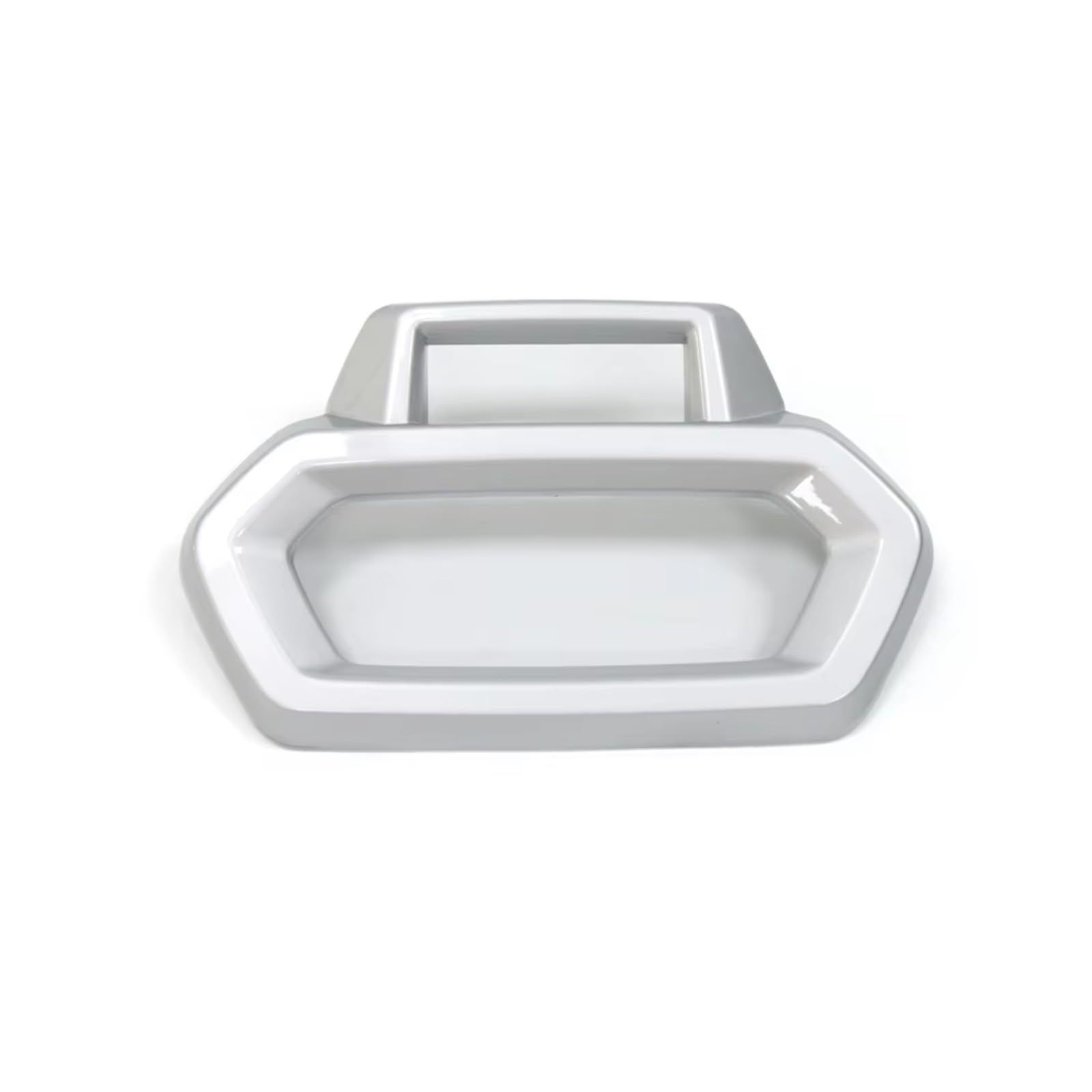 LISROEU Armaturenbrett Für XMAX300 2023 2024 Motorrad Armaturenbrett Instrumentenrahmen Abdeckung Verkleidung Kohlefaser Hellschwarz Drehzahlmessergehäuse Ersetzen Sie Teile Zubehör(Silver) von LISROEU