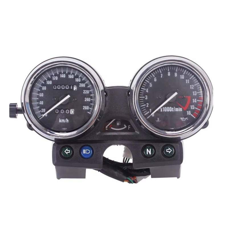LISROEU Armaturenbrett Für ZR250 Für Balius Für ZRX400 Für ZRX 750 1100 1200 Motorrad Instrument Montage Messgeräte Meter Cluster Tachometer Kilometerzähler Tachometer(Just Assembly 260) von LISROEU