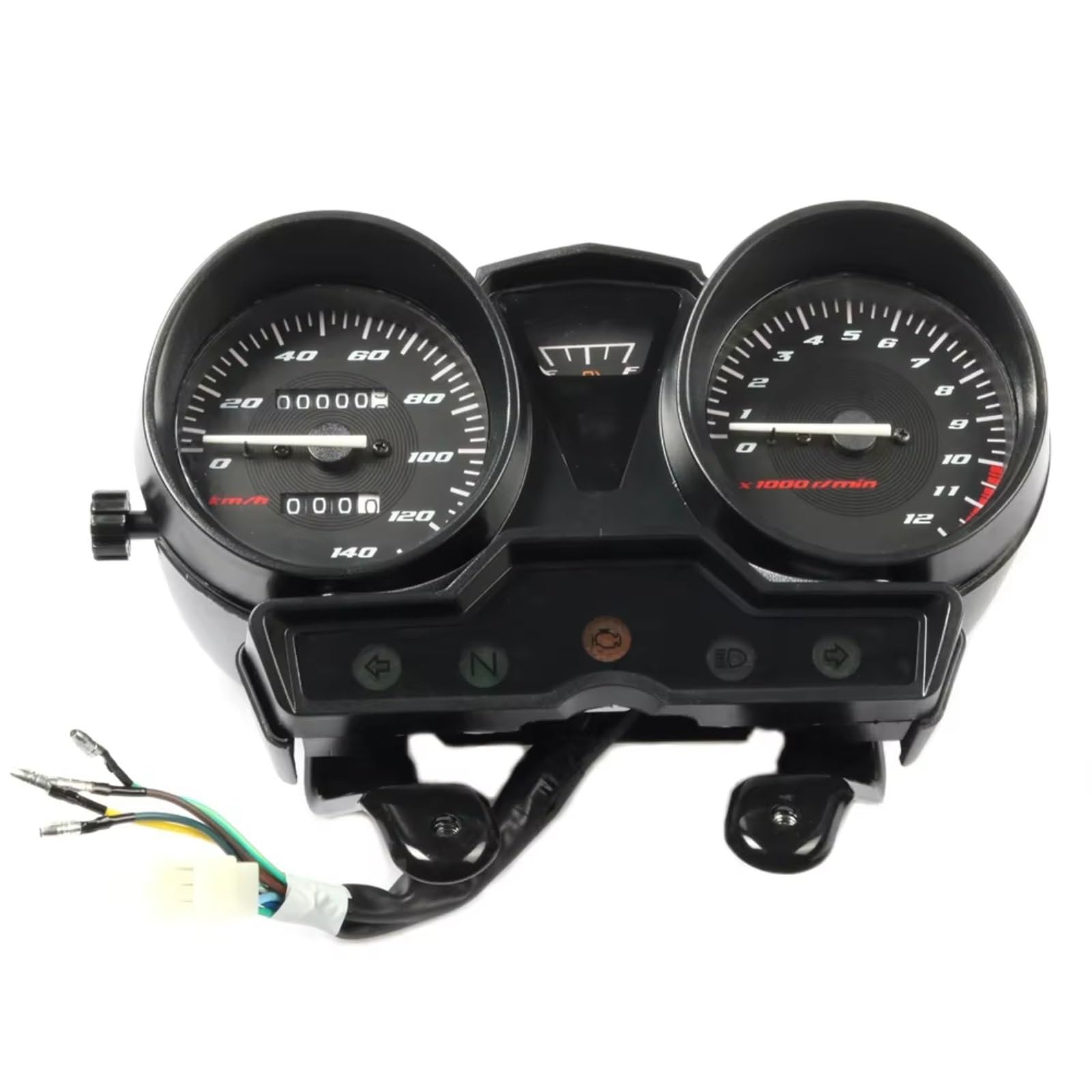 LISROEU Armaturenbrett Kompatibel Mit Yamaha Für YBR125 K Moto Kombiinstrument Tachometer Drehzahlmesser Ohne Ganganzeige Motorrad Modifikationszubehör LISROEU Armaturenbrett Kompatibel Mit Yamaha Für YBR125 K Moto Kombiinstrument Tachometer Drehzahlmesser Ohne Ganganzeige Motorrad Modifikationszubehör von LISROEU