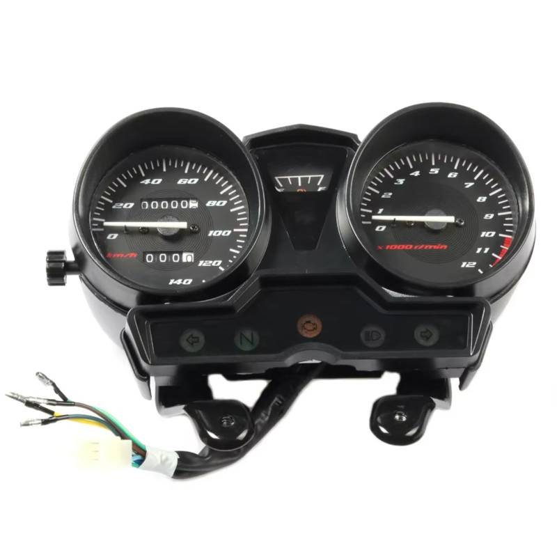 LISROEU Armaturenbrett Kompatibel Mit Yamaha Für YBR125 K Moto Kombiinstrument Tachometer Drehzahlmesser Ohne Ganganzeige Motorrad Modifikationszubehör von LISROEU