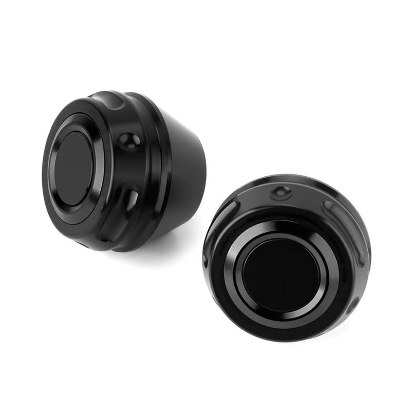LISROEU Gabel Achsgleiter Motorrad Für Z400 2018-2024 Für Z500 2024 2025 Motorrad Modifizierte Teile Zubehör Vorderachse Gabel Rad Protector Crash Sliders Cap Pad(Black) von LISROEU