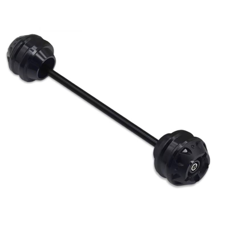LISROEU Gabel Achsgleiter Motorrad Kompatibel Mit Ducati Für Monster 620 2002–2006 Für 695 2007–2008 Für 696 2008–2014 Teile Vorne Hinten Radkappe Motorrad Gabel Achse Sliders Crash Pad(Black,Rear) von LISROEU