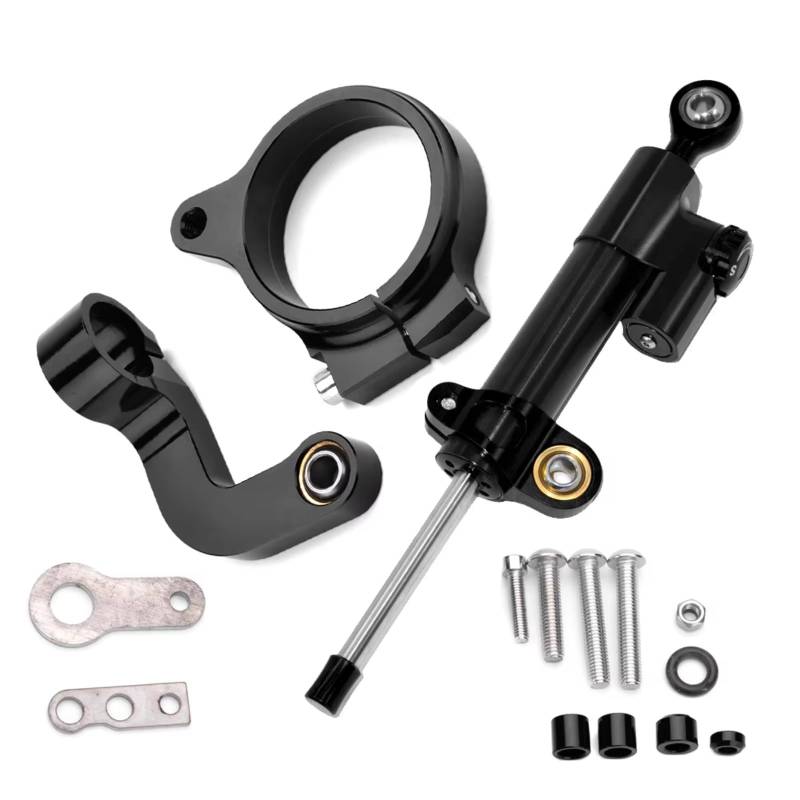 LISROEU Lenkungsstabilisator Kompatibel Mit R1200GS Für LC 2013–2017 2016 2015 2014 Unterstützung Der Motorradlenkungsstabilisierungsdämpferhalterung Universelles Zubehör von LISROEU