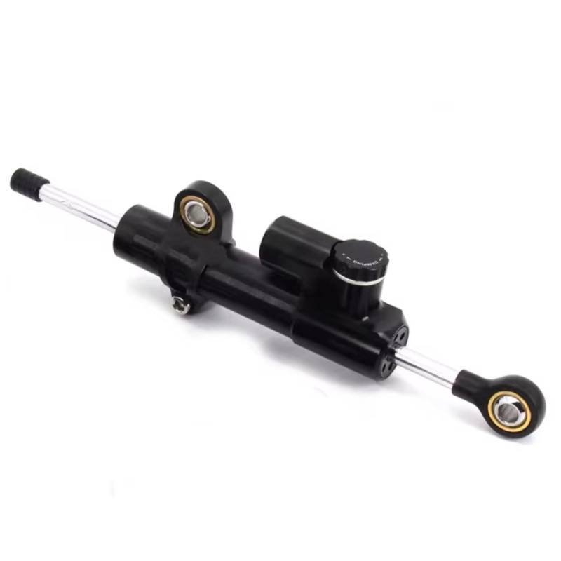 LISROEU Lenkungsstabilisator Kompatibel Mit Yamaha Für MT09 Für SP 2021 2022 2023 Motorrad Lenkstabilisierungsdämpferhalterungsunterstützung Universalzubehör Einstellbar(Black) von LISROEU