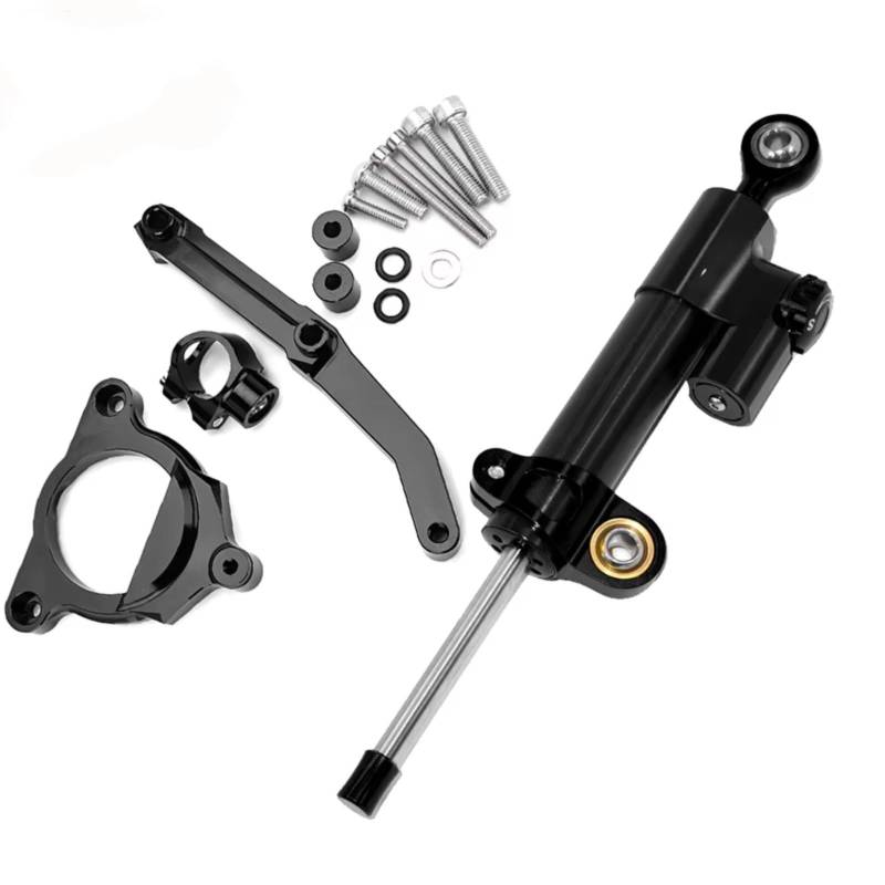 LISROEU Lenkungsstabilisator Kompatibel Mit Z 800 2013–2016 2015 2014 Motorrad Lenkungsstabilisierungsdämpferhalterung Montage Universelles Zubehör Einstellbar von LISROEU