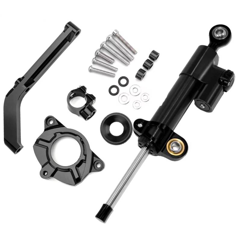 LISROEU Lenkungsstabilisator Kompatibel Mit Z1000 2014 2015 2016 Motorrad Lenkungsstabilisierungsdämpfer Linearhalterungshalterung Universalzubehör von LISROEU