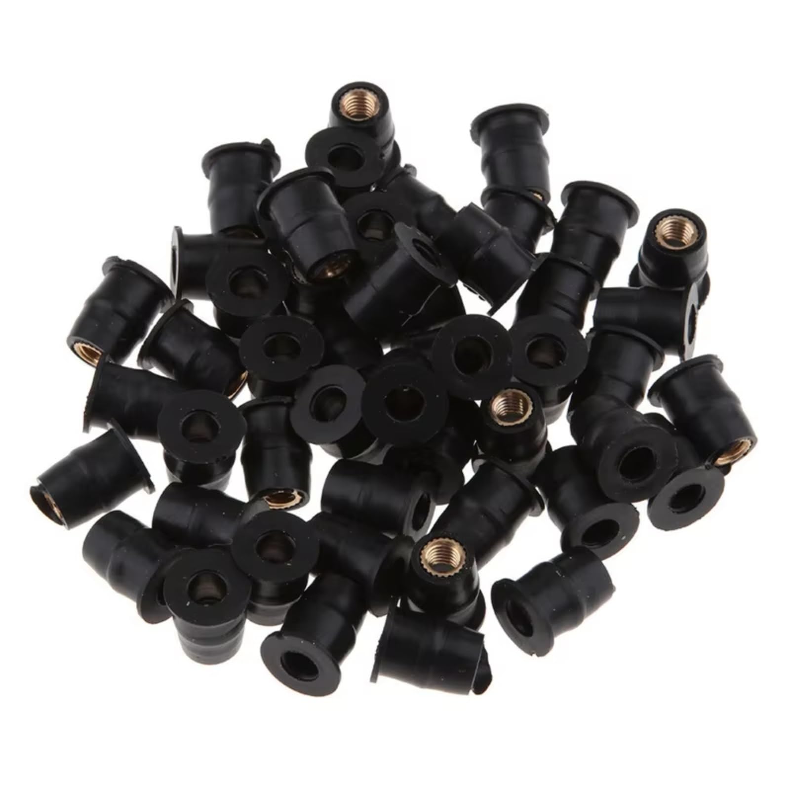 LISROEU Motorrad Schrauben 50 Stücke Motorrad Für M5 Metric Gummi Gut Muttern Windschutzscheibe Verkleidung Gugel Eloxiert Motorrad Befestigungen Schrauben Mutter Clips Kit LISROEU Motorrad Schrauben 50 Stücke Motorrad Für M5 Metric Gummi Gut Muttern Windschutzscheibe Verkleidung Gugel Eloxiert Motorrad Befestigungen Schrauben Mutter Clips Kit von LISROEU