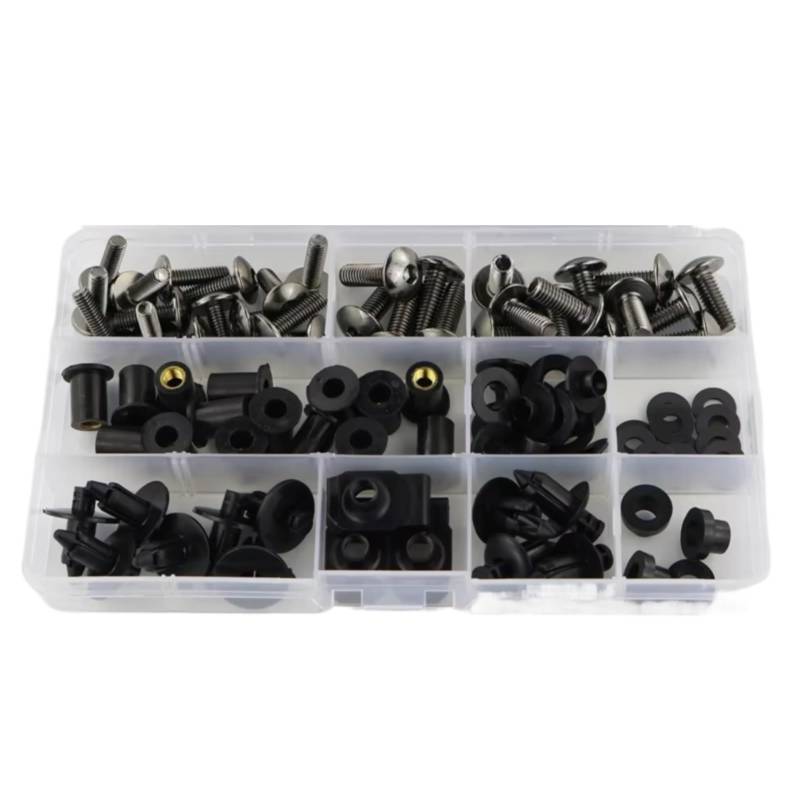 LISROEU Motorrad Schrauben Für VTR1000 RVT1000R RC51 2000-2006 Motorradzubehör Vollverkleidungsschrauben-Kits Motorradbefestigungsschrauben(Metallic) von LISROEU