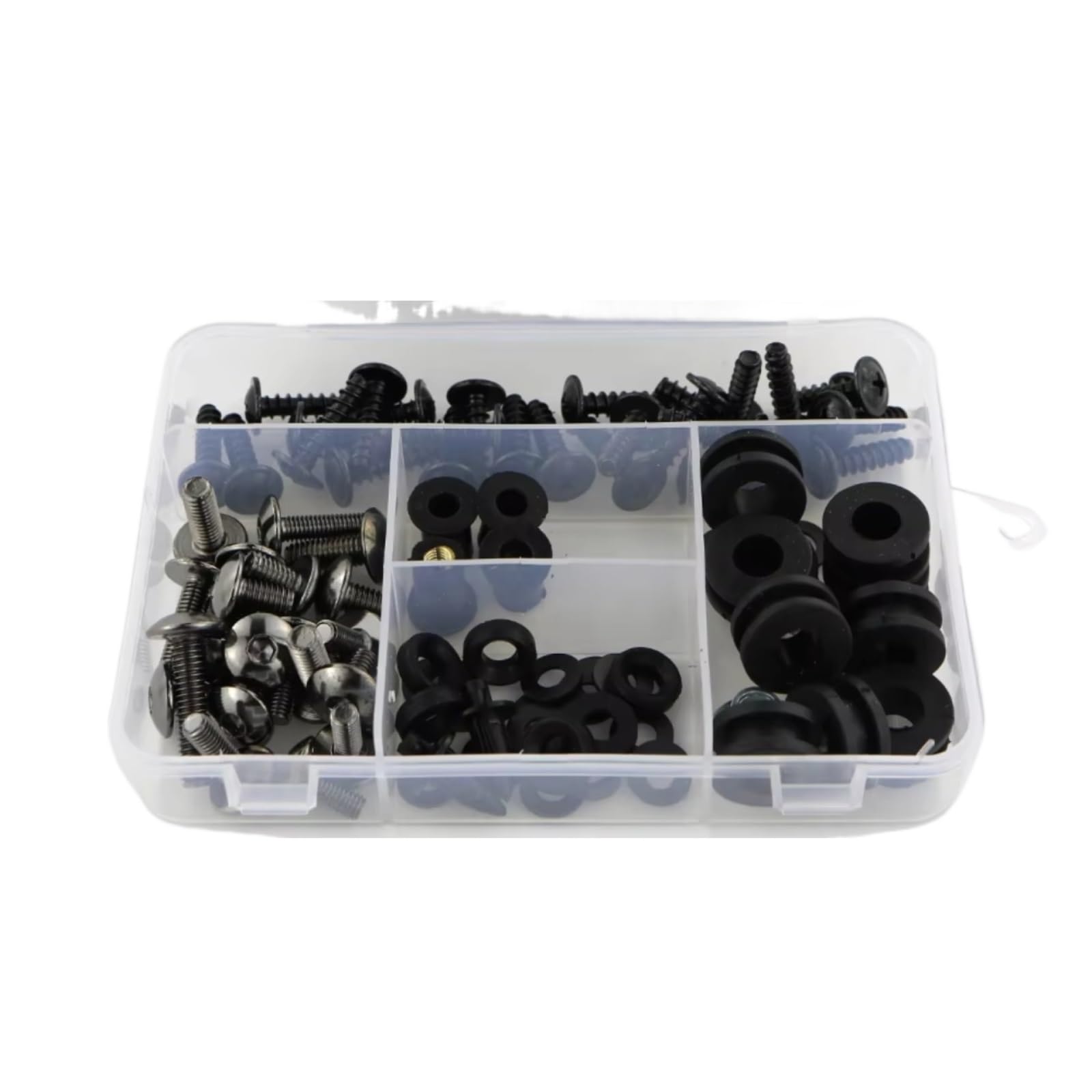 LISROEU Motorrad Schrauben Für Z1000 2014 2015 2016 2017 2018 2019 2020 2021 2022 2024 Motorrad Cowling Komplette Voll Verkleidung Schrauben Kit Motorrad Mechanische Teile(Metallic) von LISROEU