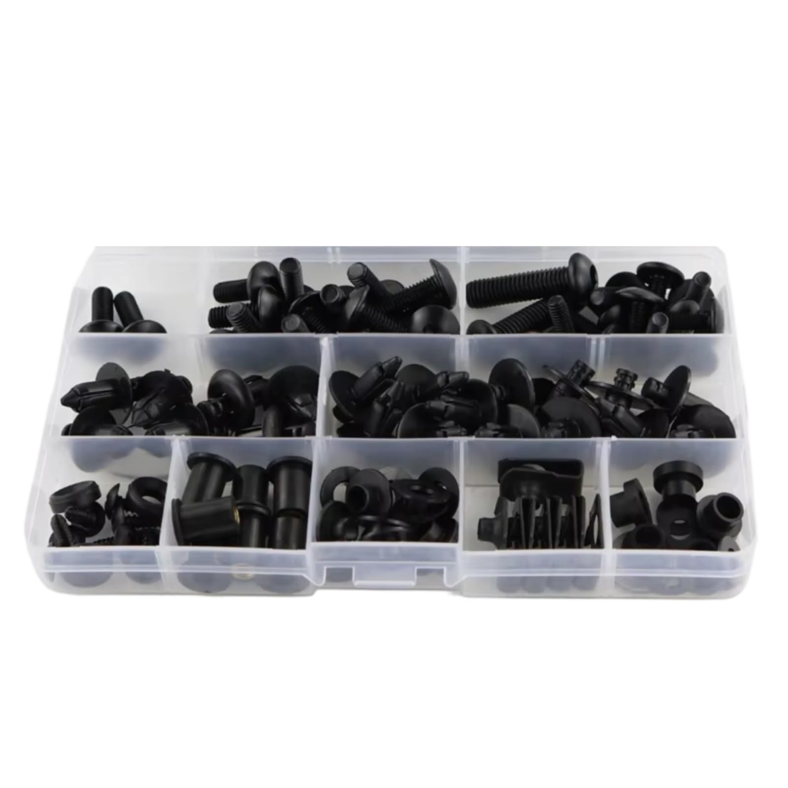 LISROEU Motorrad Schrauben Kompatibel Mit Suzuki Für Gsxr600 Gsxr750 2008 2009 2010 Motorrad Vollverkleidung Schrauben Kits Motorrad Mutter Komplette Schrauben Kit(Black) von LISROEU