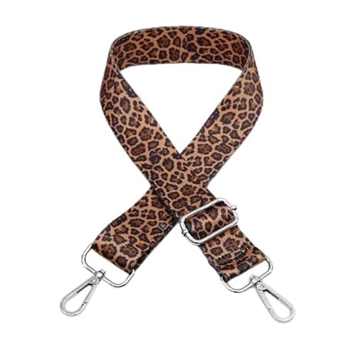 LISYANG 80-140 cm Leopard Taschen Riemen Frauen Schulter Messenger Taschen DIY Verstellbarer Riemen Tasche Teilzubehör Weibliche Handtasche Gurt Breite 3,8 cm von LISYANG