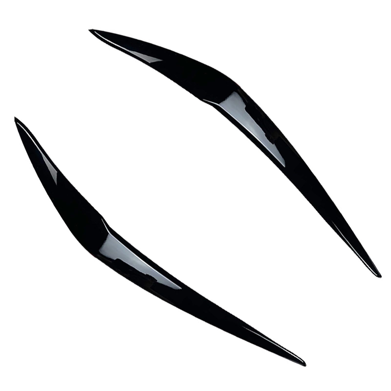 2 Stück ABS-Glanz böse Scheinwerfer Augenbrauen Augenlid Zubehör (schwarz) Für BMW 1er F20 F21 Facelift 116i 118i 120i 125i M135i M140i 2015-2019 von LITH