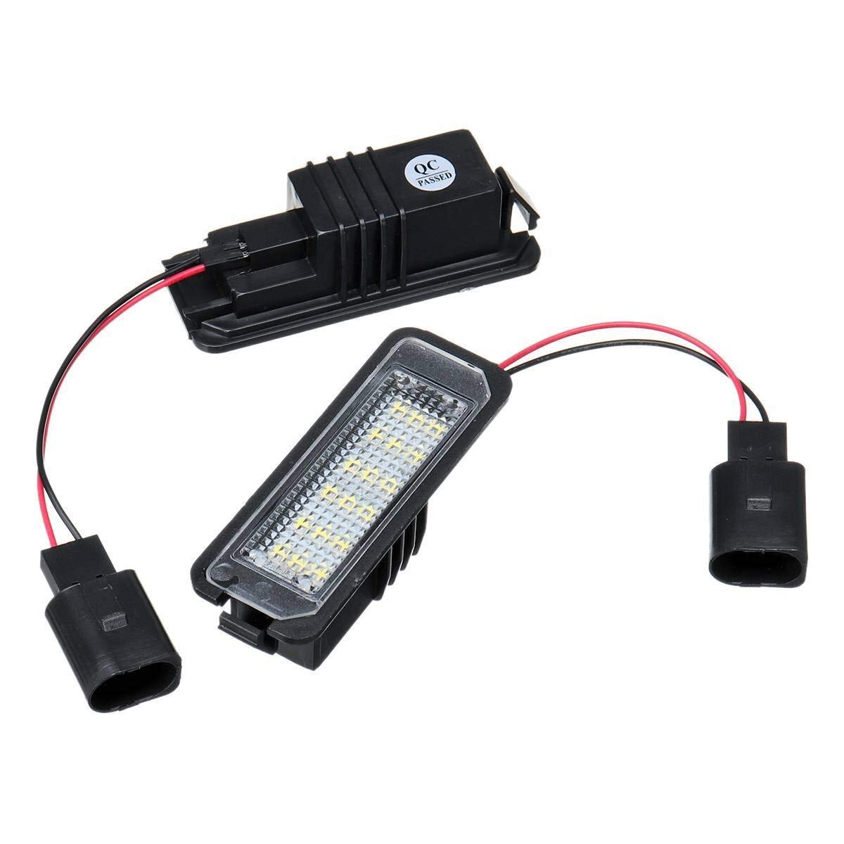 Kennzeichenbeleuchtung 2 stücke 12V 5W Nummernkennzeichen Licht Lampen für VW Golf 4 6 Polo 9N für Passat Auto Kennzeichen Beleuchtung Außenansicht Nummernschildbeleuchtung Kennzeichenbeleuchtung 2 stücke 12V 5W Nummernkennzeichen Licht Lampen für VW Golf 4 6 Polo 9N für Passat Auto Kennzeichen Beleuchtung Außenansicht Nummernschildbeleuchtung von LITOSM