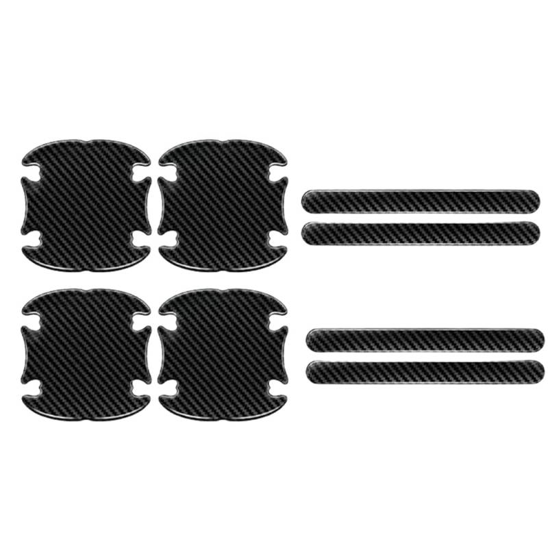 8 Stück Autotürgriffschutz für Hyundai Tucson NX4 2020 2021, Auto Türgriff Schutzfolie Lackschutzfolie Aufkleber Set für Auto Kohlefaser Lackschutzfolie von LIUIN