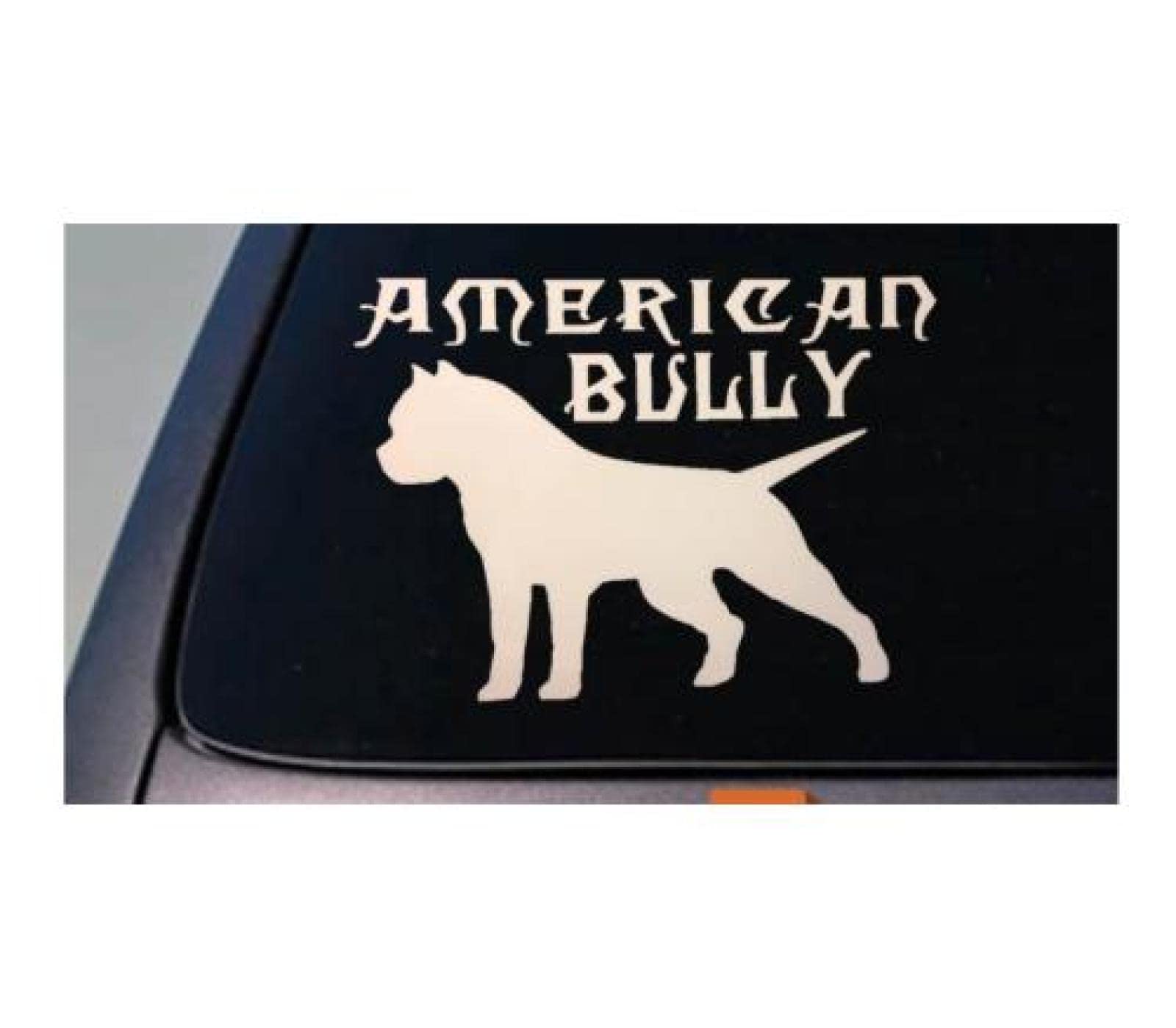 Auto Sticker Autoaufkleber Lustig Dog American Bully Pitbull Pitbull Dog Aufkleber Fensteraufkleber（15Cm） von LIUWW