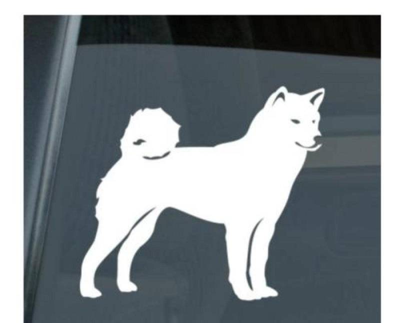 Auto Sticker Autoaufkleber Lustig Dog Shiba Inu Aufkleber, Süßer Hund, Gestanzter Vinyl-Autofenster-Bumoer-Aufkleber（15Cm） von LIUWW