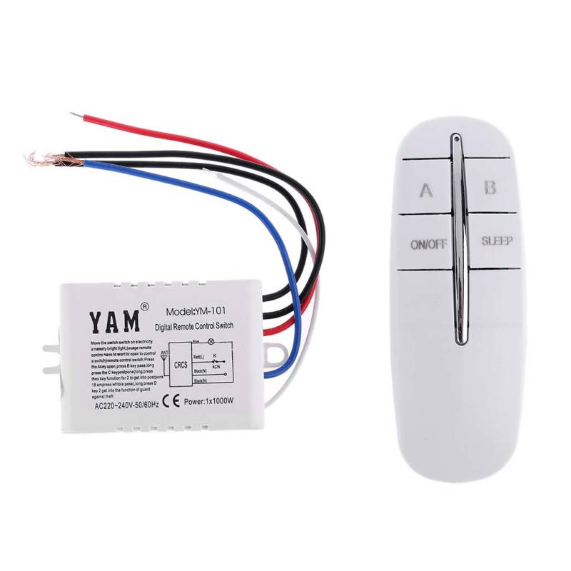 220V Digitale Fernbedienung Schalter EIN/AUS Lampe Licht Wand Fernbedienung Schalter Empfänger Sender Lampe Licht Schalter Verlängerung von LIUZIKUN