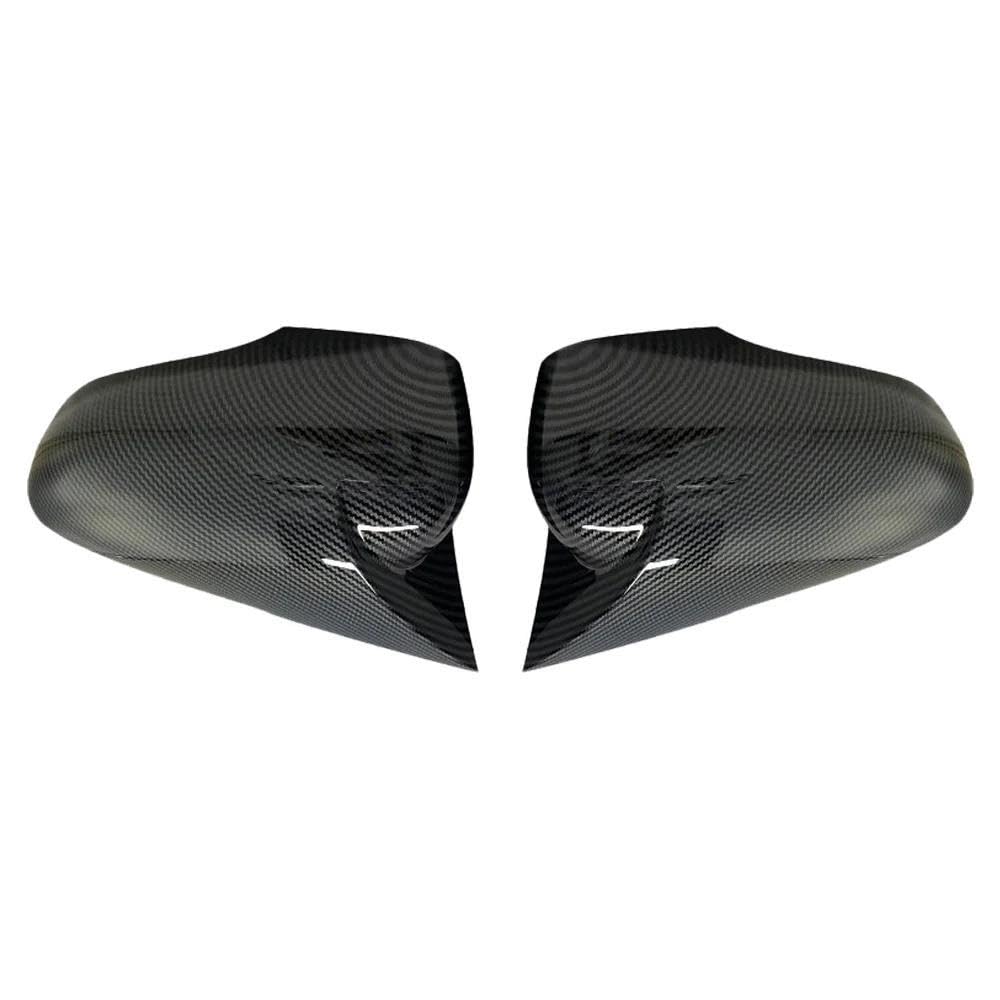 1 Paar Auto Rückspiegel Abdeckung Aufkleber Borte Mit Doppelseitigem Klebeband Für Renault Clio 4 2012-2019 Zubehör(Carbon Fiber) von LIVZFRLZ