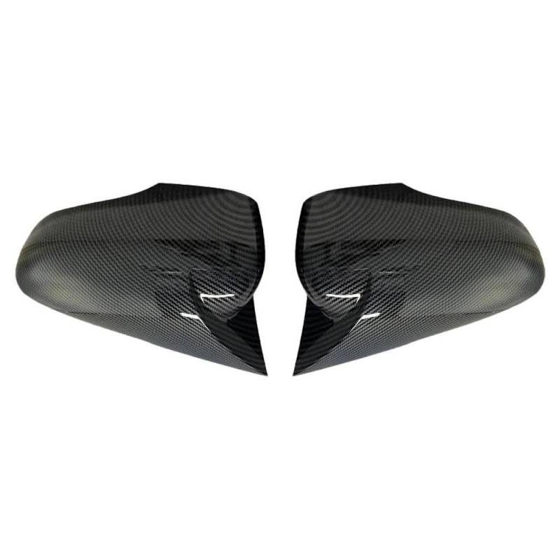 1 Paar Auto Rückspiegel Abdeckung Aufkleber Borte Mit Doppelseitigem Klebeband Für Renault Clio 4 2012-2019 Zubehör(Carbon Fiber) von LIVZFRLZ