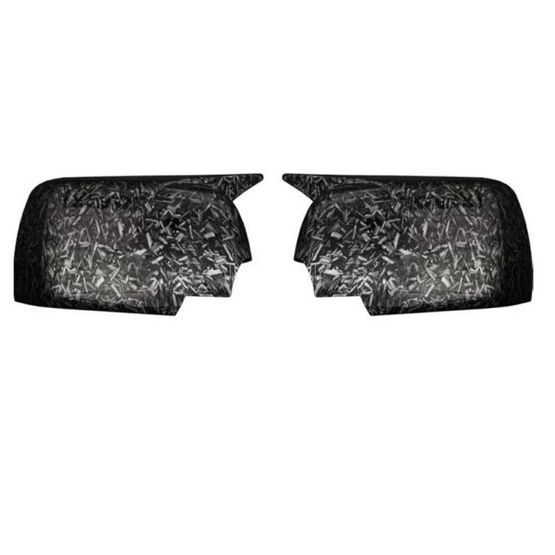 1 Paar Für BMW X5 E53 1999-2006 Seitenrückspiegelkappe Seitenspiegelabdeckung Neue M Look Spiegelkappe Zubehör(Forged Carbon Look) von LIVZFRLZ