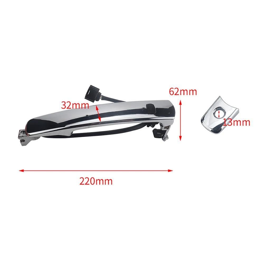 Auto Außen Außentürgriff Mit Schlüsselloch Vorne Links Für Rogue 2008 2009 2010 2011 2012 2013 80640CZ31A 80645-CA000(Keyhole) von LIVZFRLZ