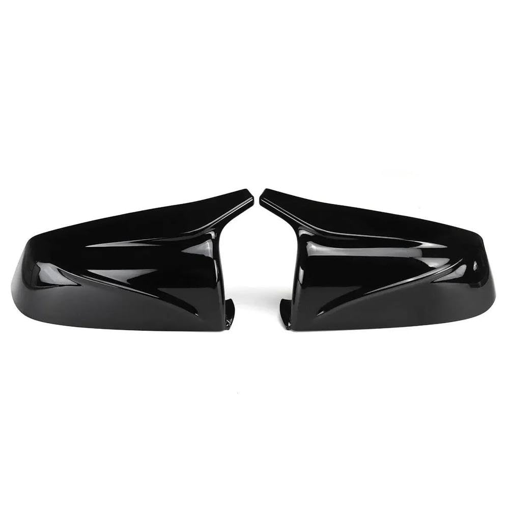 Auto Rückspiegel Abdeckung Für BMW 5 Series F10 F11 2010-2013 Seite Flügel Schützen Rahmen Abdeckungen Carbon Faser Stil Zubehör(Glossy Black) von LIVZFRLZ