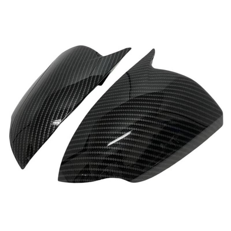 Autozubehör Rückansicht Abdeckung Seite Rückspiegel Abdeckung Für Hyundai IONIQ 2016 2017 2018 2019 2020 2021 2022 Zubehör(Carbon Fiber) von LIVZFRLZ