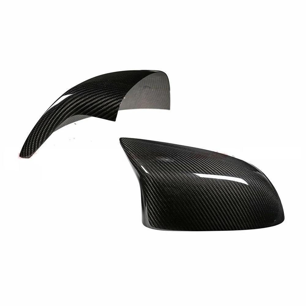 Dry Carbon Fiber Rückspiegel Abdeckung Kappen Für BMW X5M X6M F85 F86 2015 + Hinzufügen Auf Stil Zubehör(Add on) von LIVZFRLZ