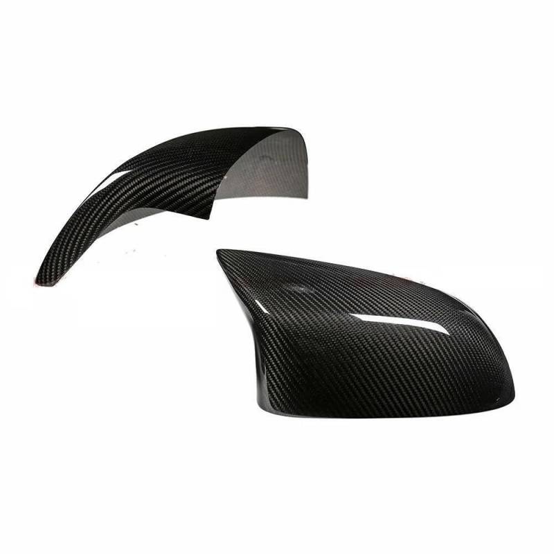 Dry Carbon Fiber Rückspiegel Abdeckung Kappen Für BMW X5M X6M F85 F86 2015 + Hinzufügen Auf Stil Zubehör(Add on) von LIVZFRLZ