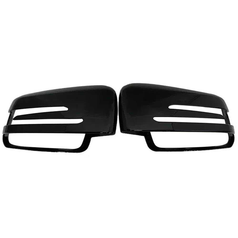 Für BENZ A B C E S CLA GLA GLK Klasse W176 W246 W212 W204 X204 W221 C218 Auto Außenspiegel Rückspiegel Carbon Fall Abdeckung Kappe Zubehör(Bright black) von LIVZFRLZ