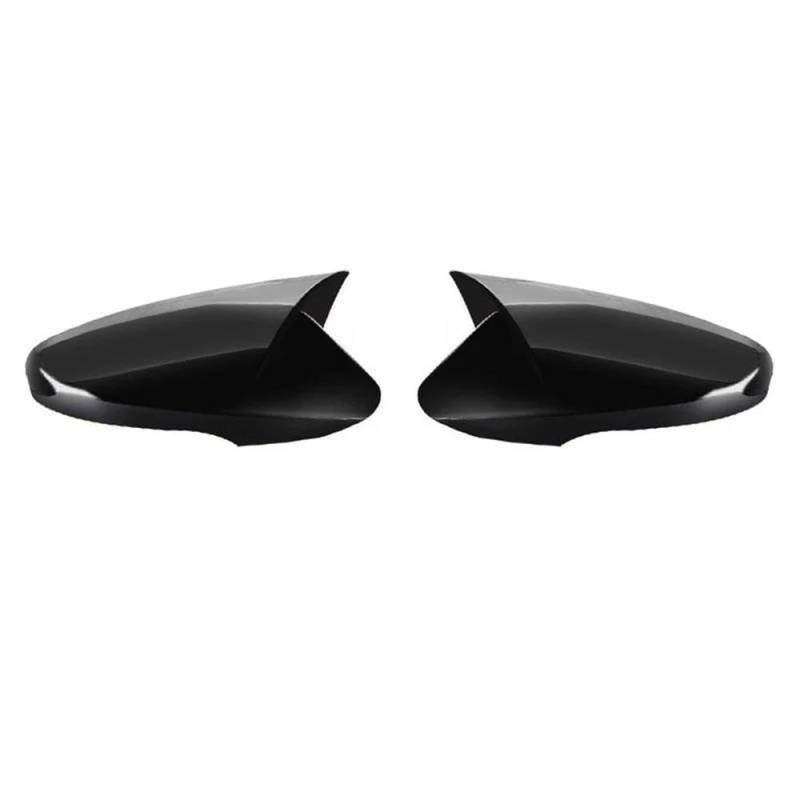 Für Hyundai Elantra 2012-2018 Spiegel Modifizierte Horn Rückspiegel Shell Abdeckung Zubehör(Bright black) von LIVZFRLZ