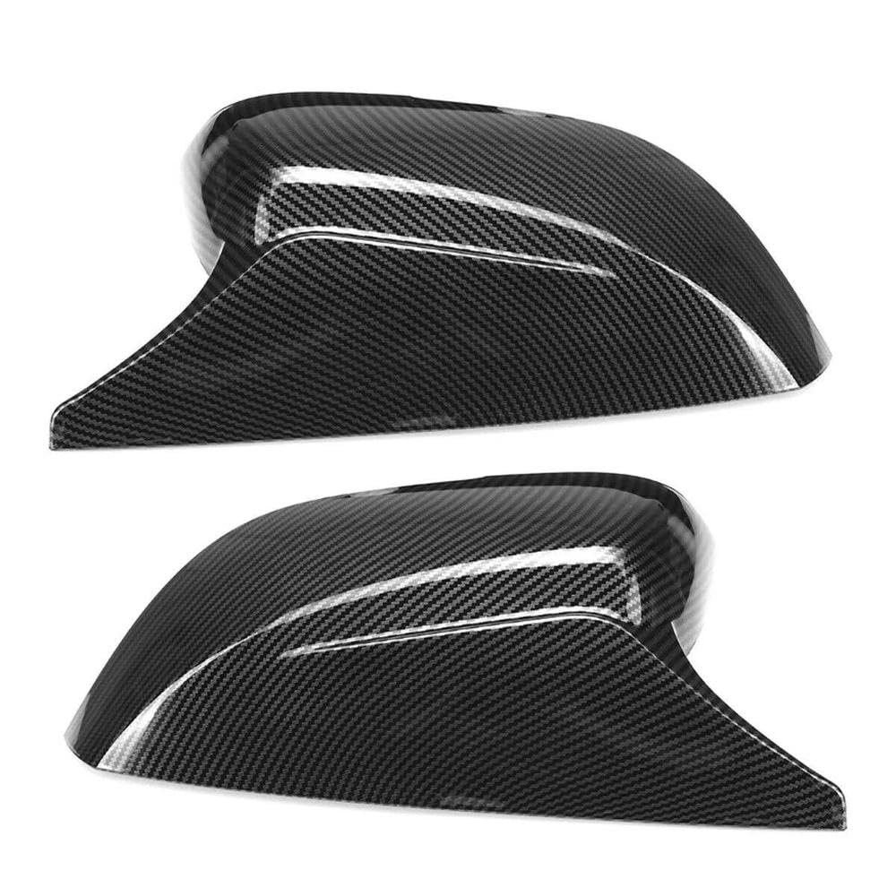 Für Infiniti Q50 Q60 Q70 QX30 2014-2021, Kohlefaserfarbe, Rückspiegel-Abdeckkappen, Seitentürspiegel, M-Stil, Paar Zubehör Für Infiniti Q50 Q60 Q70 QX30 2014-2021, Kohlefaserfarbe, Rückspiegel-Abdeckkappen, Seitentürspiegel, M-Stil, Paar Zubehör von LIVZFRLZ