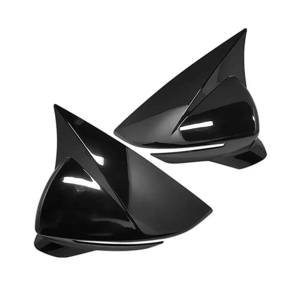 Rückspiegelabdeckungen Schutzhülle Für Seat Leon 5F MK3 ST Cupra 2013–2020, Für Seat Ibiza MK5 Arona 2017–2018 Zubehör(Glossy Black) von LIVZFRLZ