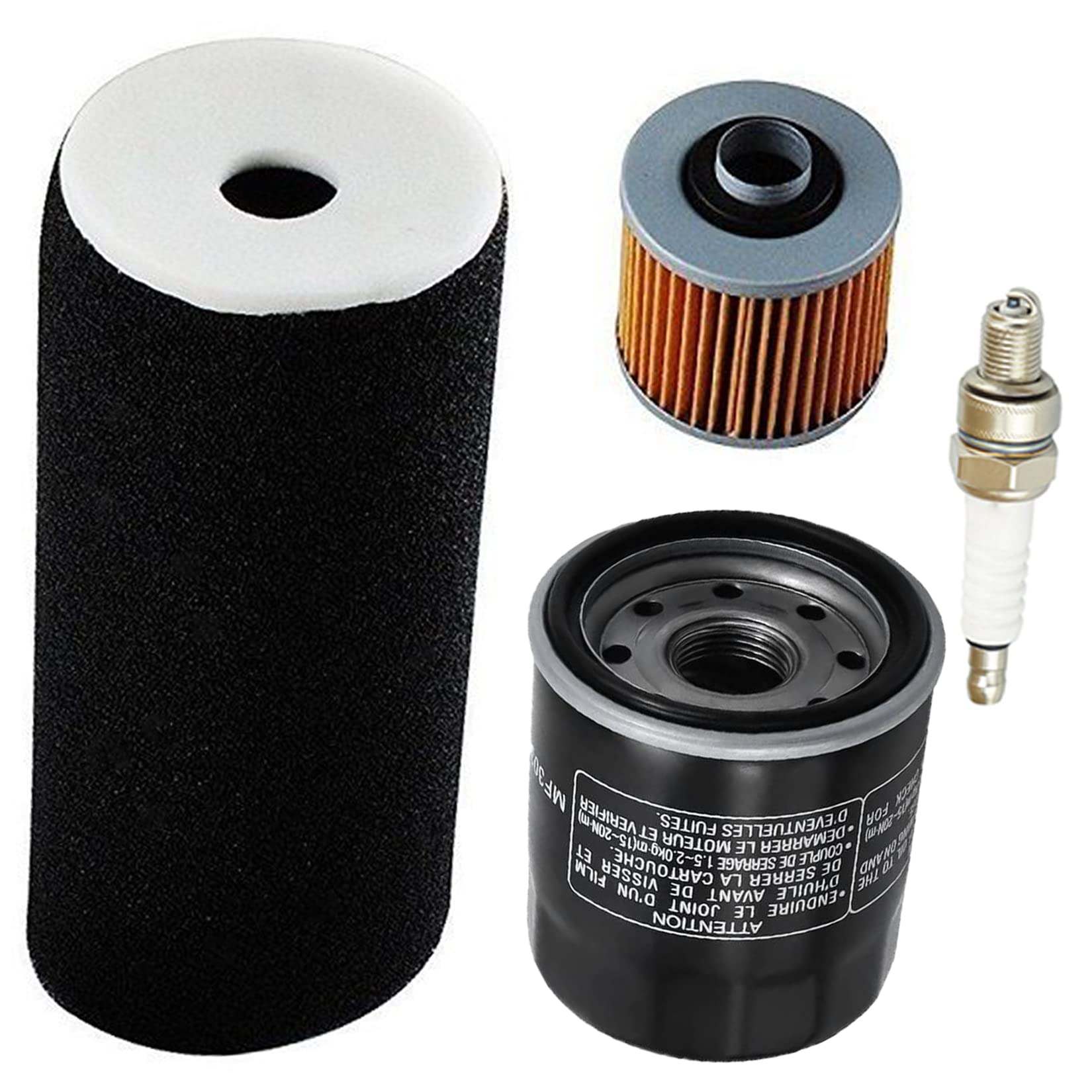 Luftfilter + Ölfilter + Zündkerze passend für Yamaha Grizzly YFM660 660 4x4 Vergaser von LIYYOO Luftfilter + Ölfilter + Zündkerze passend für Yamaha Grizzly YFM660 660 4x4 Vergaser von LIYYOO von LIYYOO