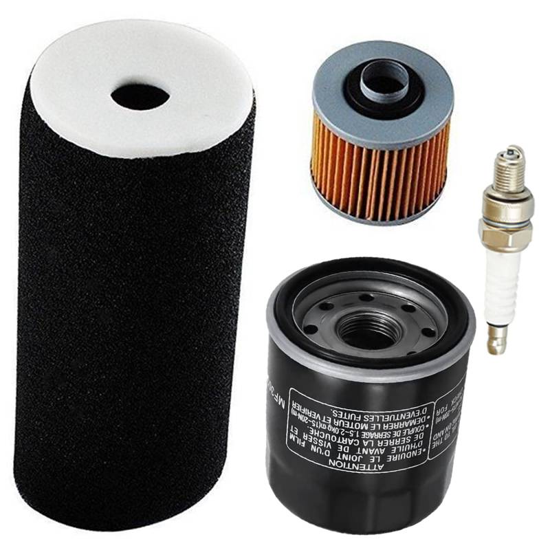 Luftfilter + Ölfilter + Zündkerze passend für Yamaha Grizzly YFM660 660 4x4 Vergaser von LIYYOO von LIYYOO