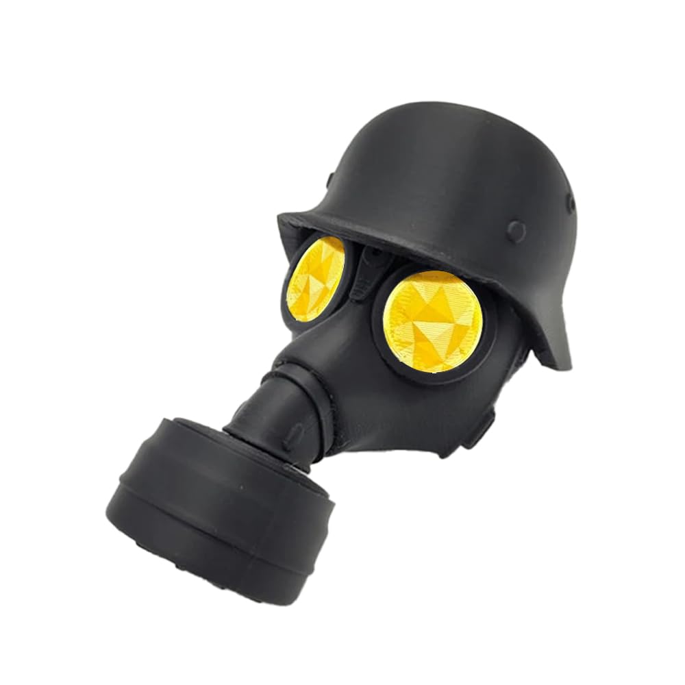 Abdeckkappe für Anhängerkupplung, Helmgasmaske, Anhänger, Kugelkappe, Anhängerhaken, Universalsteckerkappe, Gasmaske, Helmanhänger, Hakenabdeckung für Deichselkupplung (Gelb, Einheitsgröße) von LIZEALUCKY