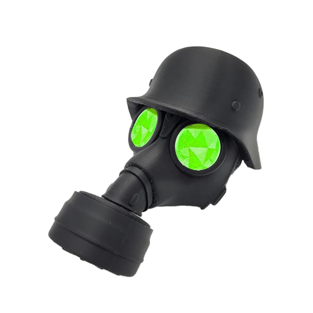 Abdeckkappe für Anhängerkupplung, Helmgasmaske, Anhänger, Kugelkappe, Anhängerhaken, Universalsteckerkappe, Gasmaske, Helmanhänger, Hakenabdeckung für Deichselkupplung (Grün, Einheitsgröße) von LIZEALUCKY