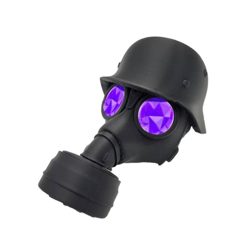 Abdeckkappe für Anhängerkupplung, Helmgasmaske, Anhänger, Kugelkappe, Anhängerhaken, Universalsteckerkappe, Gasmaske, Helmanhänger, Hakenabdeckung für Deichselkupplung (lila, Einheitsgröße) von LIZEALUCKY