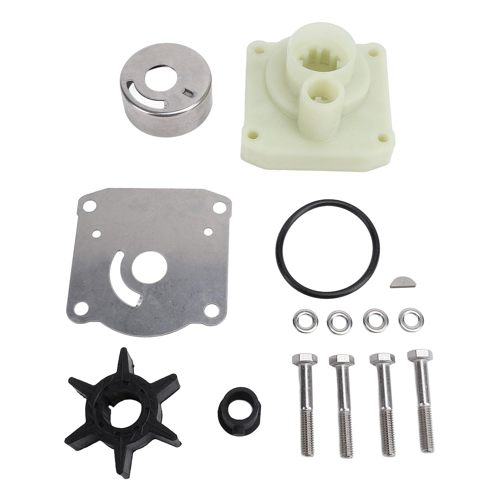 Wasserpumpenreparatur -Kit 61N W0078 11 00 Premium Iron Plastik Außenborder Motorlaufrad Reparaturkit für 2 bis 4 Takt 25 bis 30 PS Wasserpumpenreparatur -Kit 61N W0078 11 00 Premium Iron Plastik Außenborder Motorlaufrad Reparaturkit für 2 bis 4 Takt 25 bis 30 PS von LIZEALUCKY