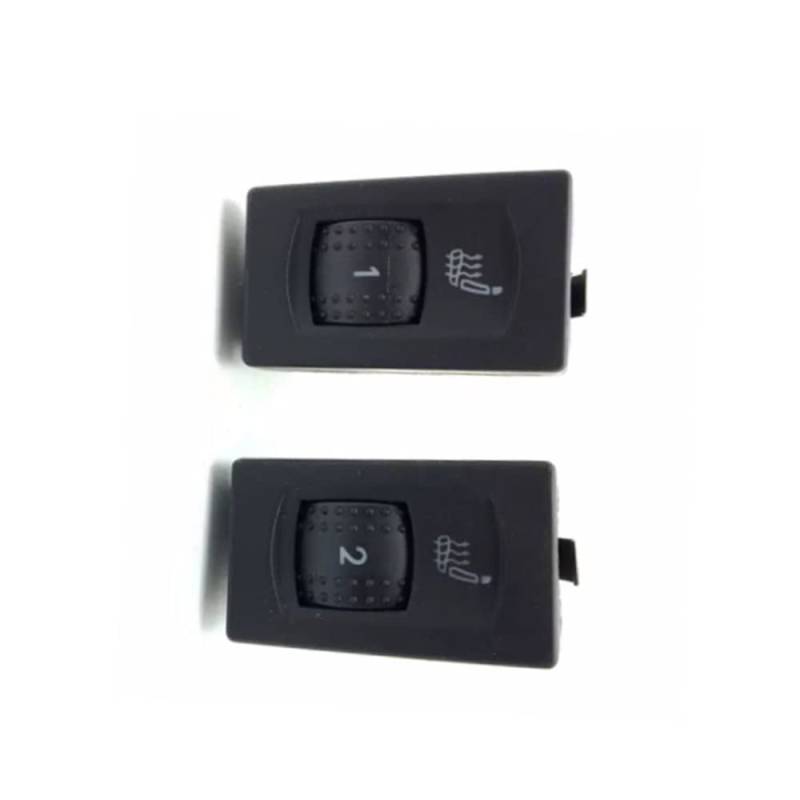 LIZHOUMIL 1 Paar Autositzheizung Schalter Sitzheizungsstufen Einstelltaste 3B0963563C 564C Kompatibel für B5 Schwarz von LIZHOUMIL